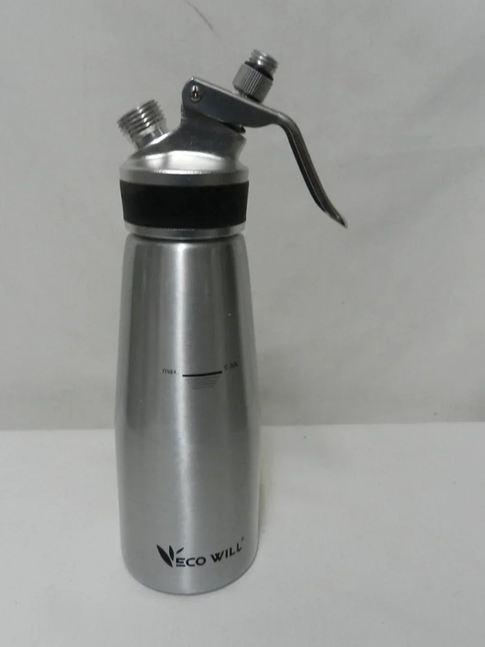 ECO-WILL Professional Whipped Cream Dispenser 1 Pint Aluminum Open Box NEW